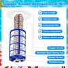 Qualirey 8 Pcs Copper Anode Replacement Kit, Solar Pool Replacement