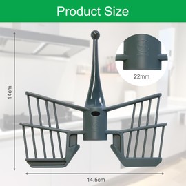 Set of 2 Butterfly Mixing Attachment for Thermomix TM5 TM6 TM31, Butterfly Stirrer for Thermomix Accessories, for Vorwerk Thermomix Food Processor for Preparing Creamy Desserts, Cream and Egg White