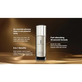 NMN & Peptide - Spray facial hidratante ligero con colágeno y niacinamida, niebla hidratante fina para el cuidado de la piel para uso diario, 1 onza l
