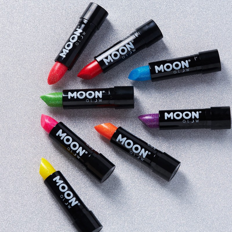 Moon Glow - 5 g neon UV glitter lipstick -