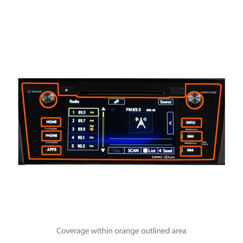 BoxWave Screen Protector Compatible with Subaru 2017 Outback Display (7