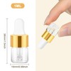 ETTSNU 10pcs Mini Glass Dropper Bottle for Essential Oil,1ml Small