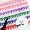 Sibba Pack of 140 Colourful False Eyelashes, Colour 14 mm,