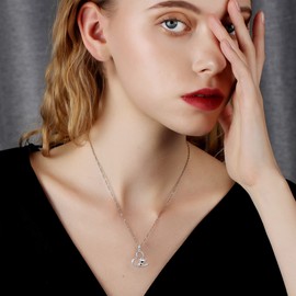 ONEFINITY Koala Necklace 925 Sterling Silver Koala Mother Daughter Necklace I Love You Forever Koala Jewellery Gift for Women Girls