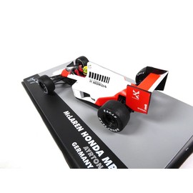 OPO 10 - Formula 1 Car 1/43 Compatible with McLaren MP4/5#1 Ayrton Senna Winner Germany GP F1 1989 (724) (copie)