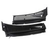Windshield Wiper Cowl Vent Grille Cover Panels Kit Compatible With