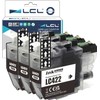 LCL LC422 Black Ink Cartridge Replacement for Brother LC-422 LC-422XL