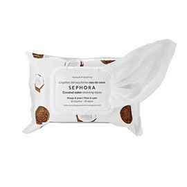 Sephora Coconut Water Cleansing Wipes (Travel Size - 10 Wipes)