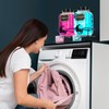 Roetell 2 Sets 1 Gallon Laundry Detergent Dispenser with Stand,