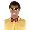 Pixel-8 Costume Bow Tie Adult: Red One Size