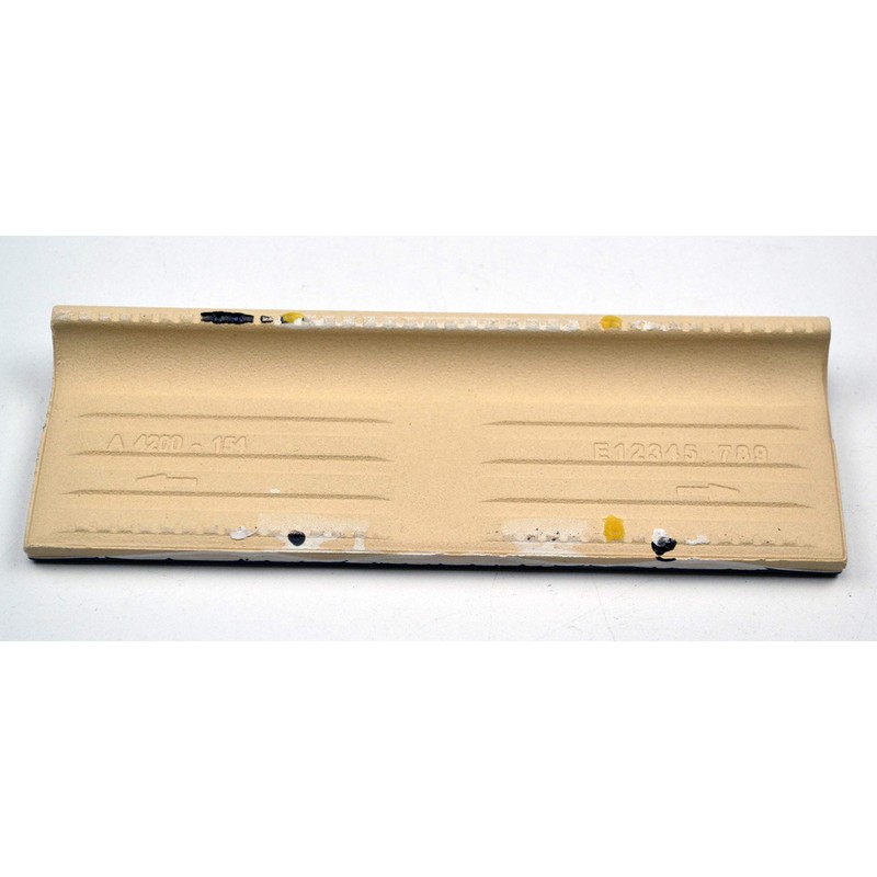 Westchester Tile 2'' x 6'' Black Mud Cap Bullnose