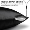 Ravmix Silk Pillowcase for Hair and Skin with Hidden Zipper,