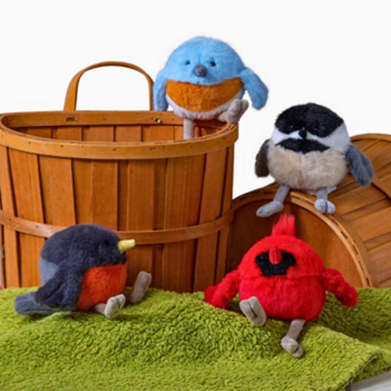 Mary Meyer Stuffed Animal Rolly Birds Small Plush Soft Toy,