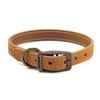 Ancol Timberwolf Premium Leather Dog Collar - Comfortable Durable Pet