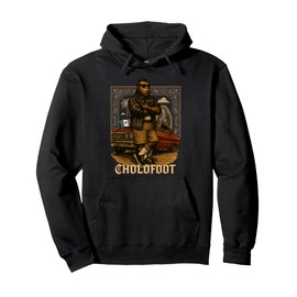 Funny Sasquatch Costume Cholofoot Chicano Mexican Bigfoot Pullover Hoodie