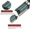 sourcing map Pattern Flush Trim Router Bit 1/4" Shank 4/5"