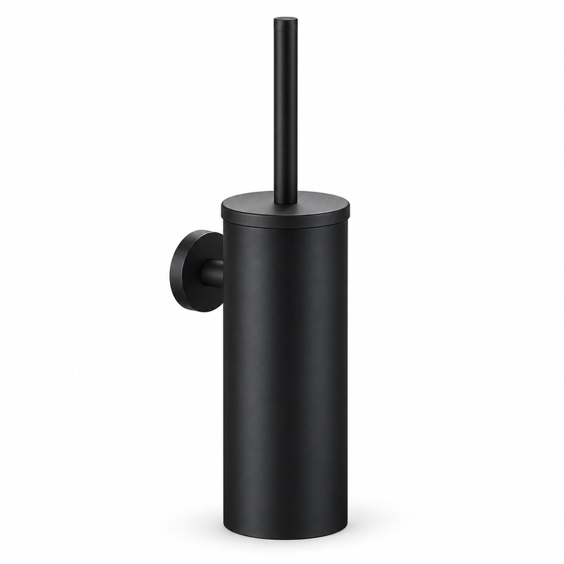 FALANGSHI FR07 Stainless Steel Toilet Brush and Holder Set, Brushed