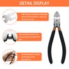 ZERINT 6 Inch Wire Cutter, Multi-Purpose Cutting Pliers, Flush Cutting