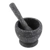Mortar and Pestle, Grinding Bowl with Rod Hammer, Sauce, Garlic