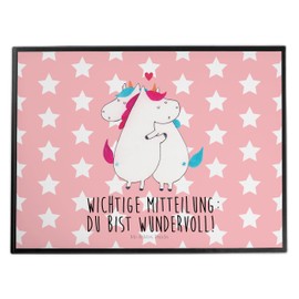 Mr. & Mrs. Panda Desk Mat Unicorn Message Gift Desk Pad Valentine's Day Office Supplies Valentine's Day Office Supplies Saying