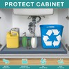 URMONA Waterproof Silicone Under Sink Mat 25'' x 19'' Shelf