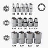 Female E Torx Socket Set 3/8 1/2 1/4 Drive E4