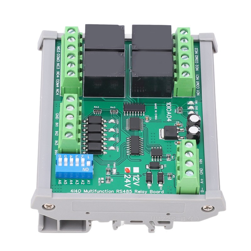 RS485 Relay Module 4 Channel RTU PCB Board with Housing