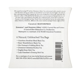 Republic of Tea Downton Abbey Tea Sampler by Republic of Tea – 6 Bag Gourmet Pillow Box