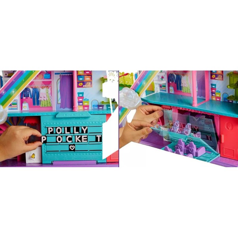Polly Pocket Centro Comercial De Dulces Sorpresas Set Juego