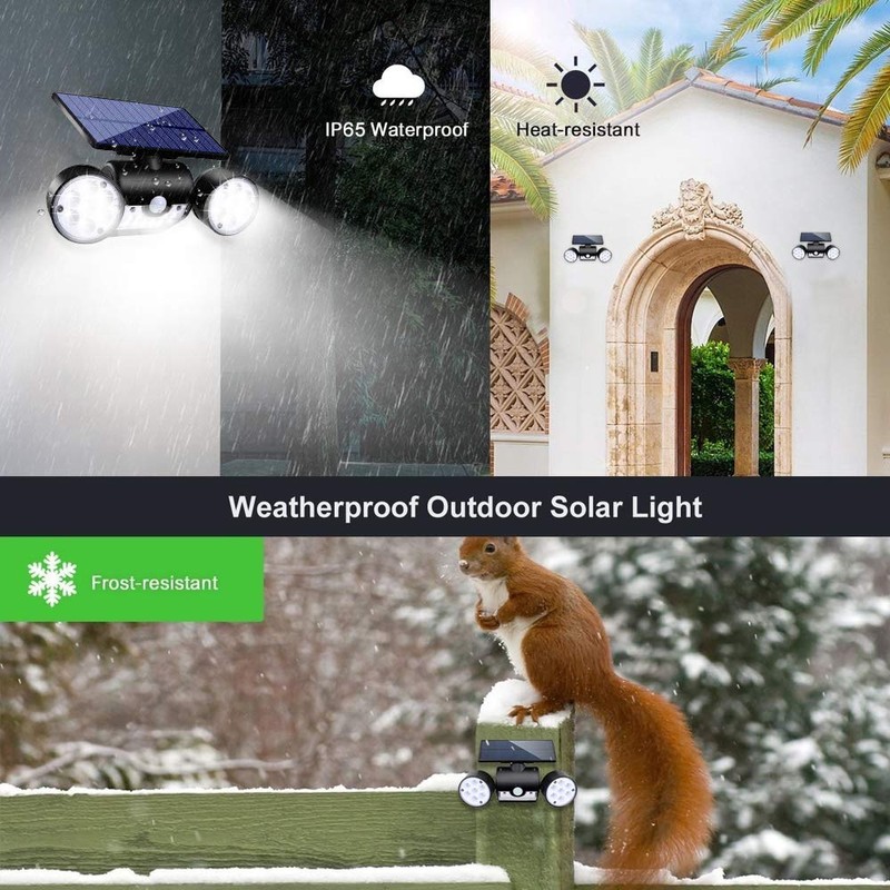 Ollivage Outdoor Solar Lights, 30 LED Solar Security Lights with