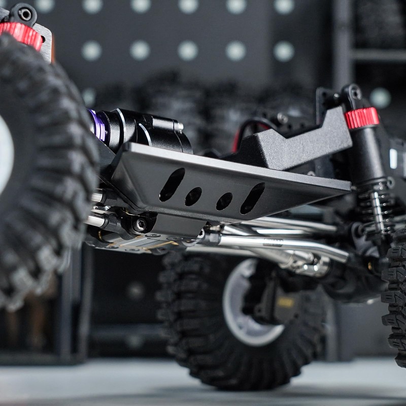 INJORA Bent Rock Sliders Side Pedal for 1/18 RC Crawler