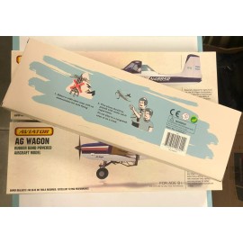 Aviator AG Wagon Rubber Band Powered Aircraft Model Item No. XA05201