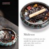 PIOSRTRR Incense Stick Holder-Crystal Lotus Incense Holder,Ceramic Incense Burner