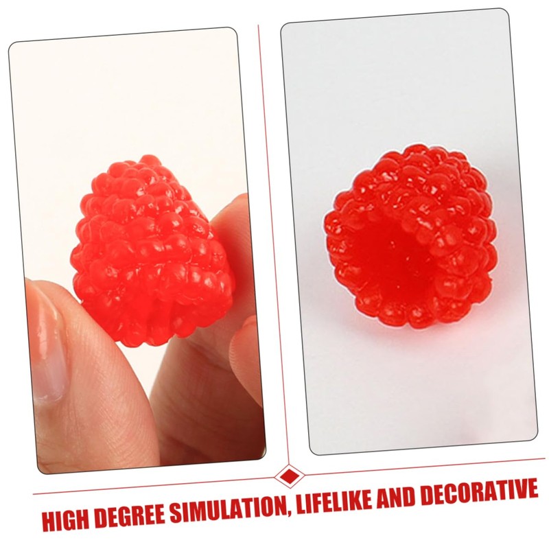 Vaguelly 16pcs Simulation Fruit Model Decorations Fruits Decorate Fruitful Plastic