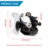 Rear Brake Caliper TRX400EX with Pads Replacement for Honda ATV