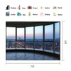 EOA 7(W) x5(H) FT Window City View Business Backdrop Office