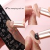 Fcozpjk Silicone Brush for Ombre Nail Art, 2Pcs Reusable Gel