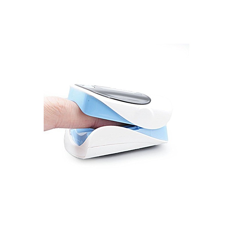SPO2 Finger Pulsossimetro con LED Multi-Color & Heart Rate Monitor