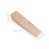 OSALADI 2Pcs Premium Wooden Door Stop Wedge Heavy Duty Door