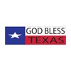 Rogue River Tactical God Bless Texas Bumper Sticker State Flag