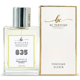 BIOCURA BC Perfume 835 Inspired by Spice & Black Vanilla For Men Fragrance Dupes Eau de Parfum Bottle 1.7 Fl Oz/50ml
