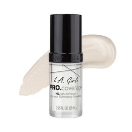 L.A. Girl Pro Coverage - Base líquida, Blanco, 0.95 Fl Oz