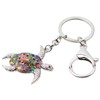 DUOWEI Cute Turtle Key Ring Tortoise Decorative Sea Turtle Gifts