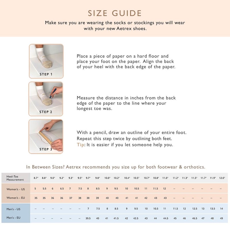 Aetrex Womens Karina, Navy, 8.5 Wide