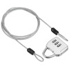 PATIKIL Security Steel Cable with 3 Digit Combination Lock, Travel