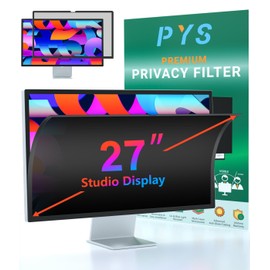 PYS iMac 27 inch Privacy Screen Protector - Removable Monitor Computer Privacy Screen Filter, Anti-Glare Blue Ray Reduction, Compatible with Apple Studio Display(2022)