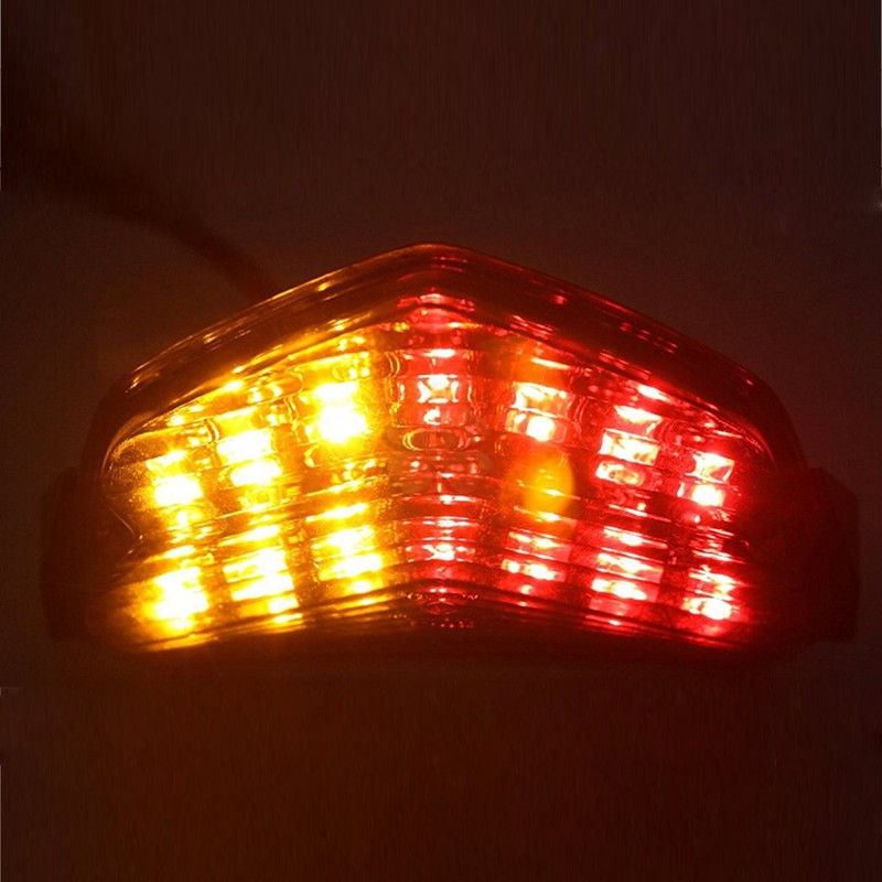 PACASK Turn Signal Tail Brake LED Light Integrated Taillight For