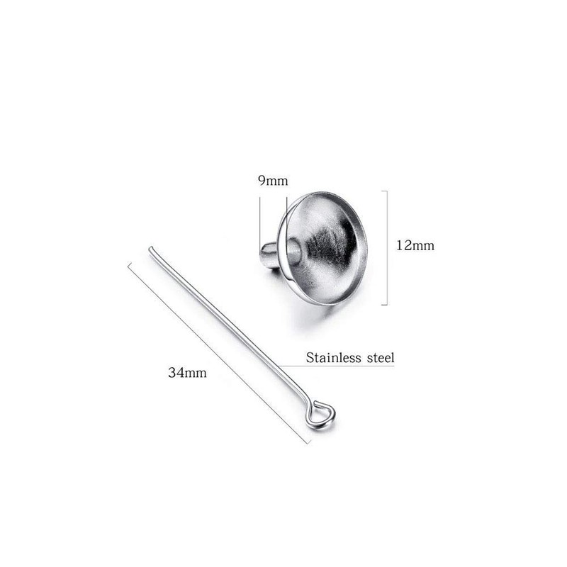 DWJSu Anchor Memroial Necklace for Cremation Ashes Locket Urn Necklaces