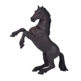 MOJO - Mustang Black Horse | Hand-Painted Toy Figure | Horses World Collection | True to Life & Highly Detailed | Designed in UK