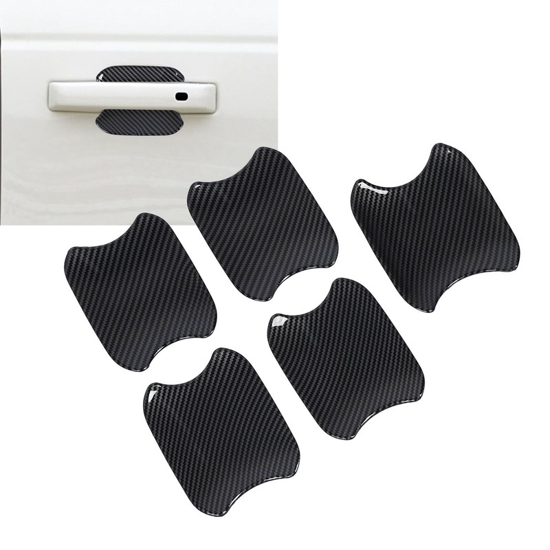 5PCS Car Exterior Door Handle Bowl Cover Protective Sticker Scratch